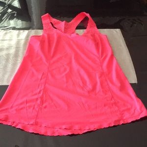 Bright pink top